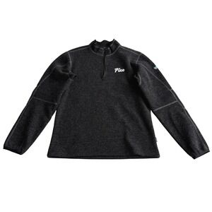 Kuhl Thor 1/4 Zip Pullover Wool Blend Pico Thermo Core‎ Charcoal Fleece Jacket M